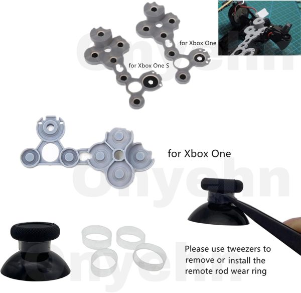 Xbox One Controller Joystick Replacement,4pcs 3D Analog Joysticks Sensor Replacement Parts for Xbox one Controller(with T6 T8 Screwdriver Kit) - Image 5