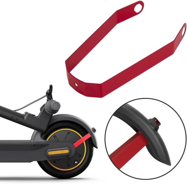 Rear Mudguard Support Bracket Repair Black Kits Compatible With Segway Ninebot Electric Scooter Max G30 G30LP G30D Fenders Parts (Color : Black-01) - Image 4