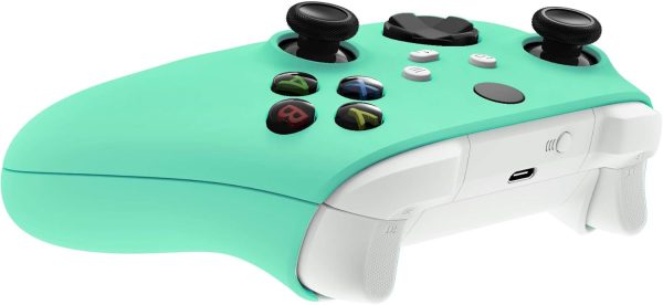 eXtremeRate Side Rails Grips Shell for Xbox Series X & S Controller, Mint Green Custom Accessories Back Panels Cover Faceplate for Xbox Core Wireless Controller [Controller NOT Included] - Image 6