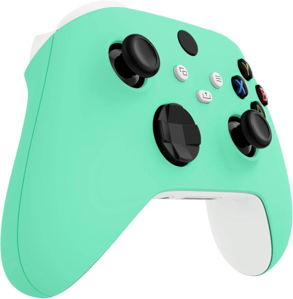 eXtremeRate Side Rails Grips Shell for Xbox Series X & S Controller, Mint Green Custom Accessories Back Panels Cover Faceplate for Xbox Core Wireless Controller [Controller NOT Included] - Image 4