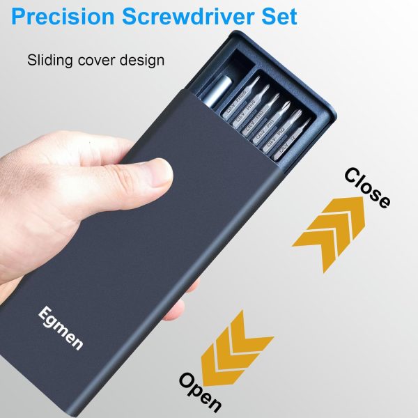 Precision Screwdriver Set, 25 in 1 Mini Magnetic Small Screwdriver Set Case for PC, Eyeglasses, Computer, Electronic, Watch Repair Kit with Phillips and Star Tiny Screw Driver - Image 2