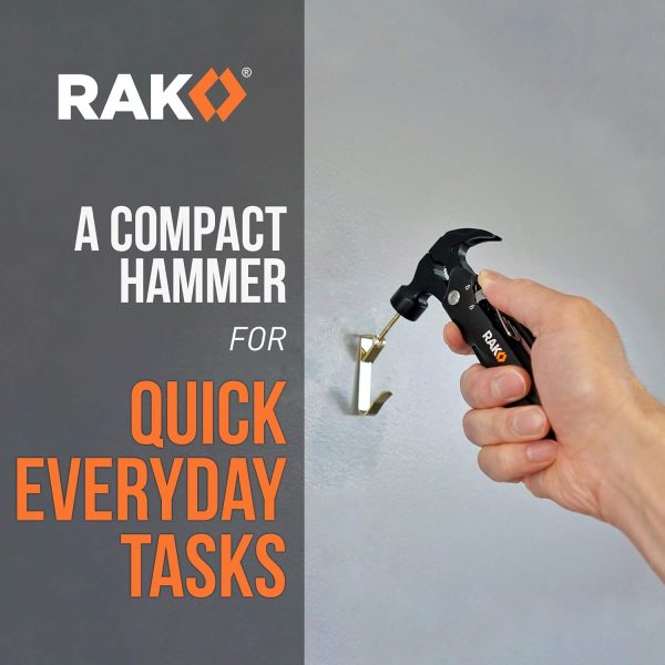 RAK Hammer Multitool BirthdayGifts for Men - Cool Unique Gifts For Men Who Have Everything - Compact DIY Survival Multi Tool - Backpacking & Camping Accessories - Gadget Gifts - Image 5