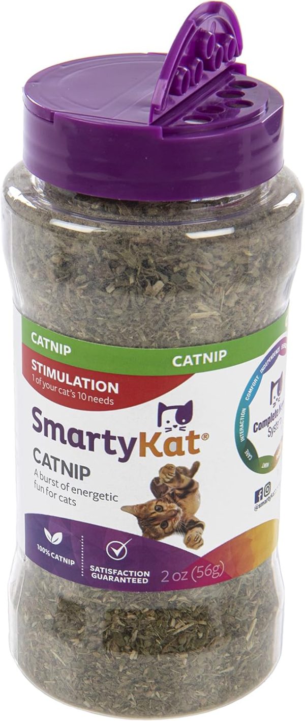 SmartyKat Catnip for Cats & Kittens, Shaker Canister - 2 Ounces - Image 3