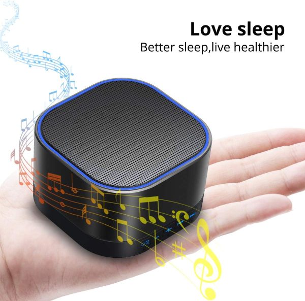 Magicteam Sound Machine White Noise Machine with 20 Non Looping Natural Soothing Sounds Memory Function 32 Levels of Volume Powered by AC or USB and Sleep Sound Timer Therapy for Baby Kids Adults - Image 8