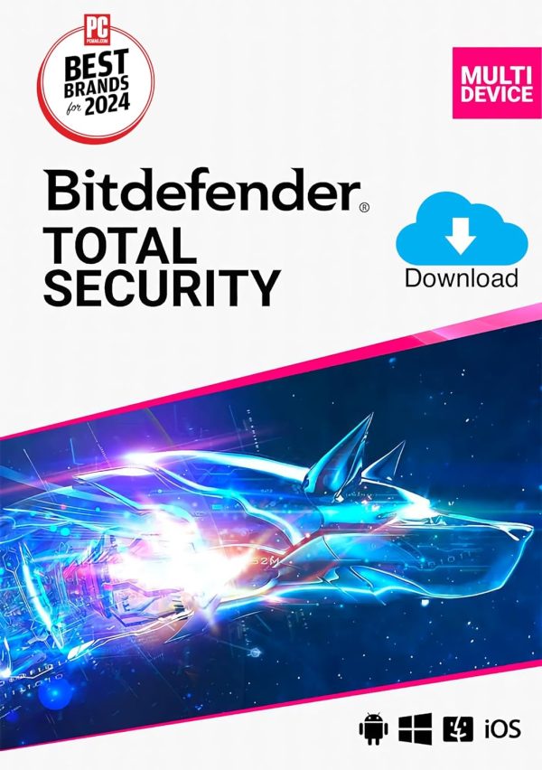 Bitdefender Total Security - 10 Devices | 2 year Subscription | PC/MAC |Activation Code by email