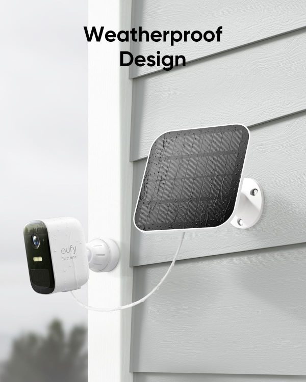 eufy Security, eufyCam 2C 2-Cam Kit with Solar Panel 2W, Security Camera Wireless Outdoor, Home Security System, HomeKit Compatibility, 1080p HD, IP67, Night Vision, Motion Only Alert, No Monthly Fee - Image 6