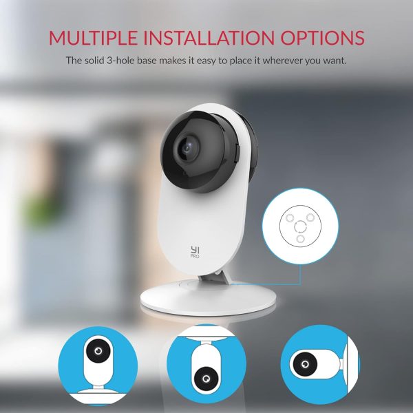 YI Pro 2K Home Security Camera, 2.4Ghz Indoor Camera with Person, Vehicle, Animal Smart Detection, Phone App for Baby, Pet, Dog Monitoring, Works with Alexa and Google Assistant - Image 8