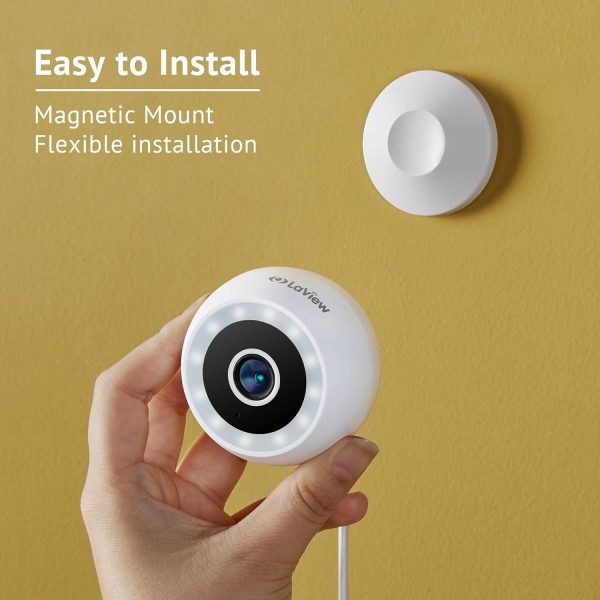 LaView 4MP 2K Security Cameras Outdoor Indoor Wired,IP65, Starlight Sensor & 100 Ft Night Vision,Motion/Person Detection,2-Way Audio/Spotlight,US Cloud,Compatible With Alexa,iOS & Android & Web Access - Image 8