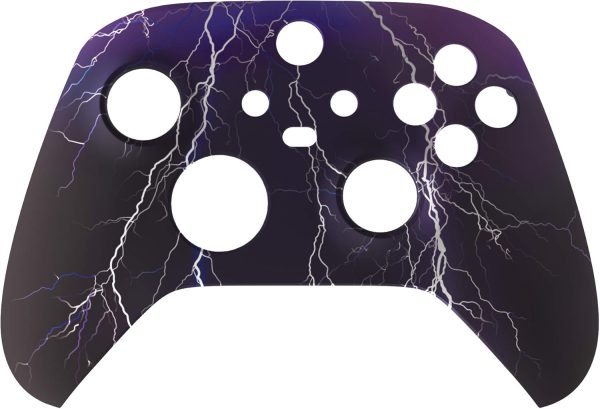 eXtremeRate Soft Touch Purple Storm Front Housing Shell Case for Xbox Series X & Xbox Series S Controller Custom Accessories - Controller NOT Included - Image 8