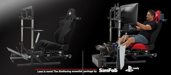 OpenWheeler GEN3 Racing Wheel Simulator Stand Cockpit Black. Compatible With Logitech G923 | G29 | G920 | Thrustmaster | Fanatec Wheels | Xbox One, PS4, PC Platforms - Image 6