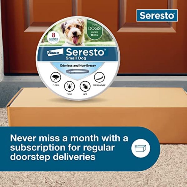 Seresto Small Dog Vet-Recommended Flea & Tick Treatment & Prevention Collar for Dogs Under 18 lbs. | 8 Months Protection - Image 9