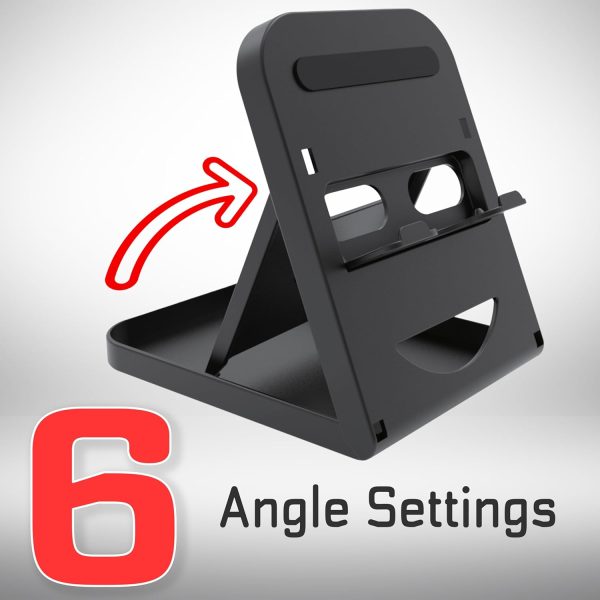 ADZ Switch Stand, Adjustable Playstand Compatibe with Nintendo Switch Console, Portable Compact Play Stand Mount with 6 Height Settings - Image 2