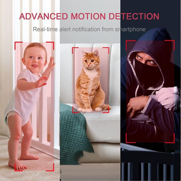 LaView 4MP 2K Cameras for Home Security Indoor,Home Security Camera for Baby/Elder/Pet/Nanny,Baby Cam Starlight Sensor Color Night Vision,US Cloud Service,Works with Alexa - Image 6