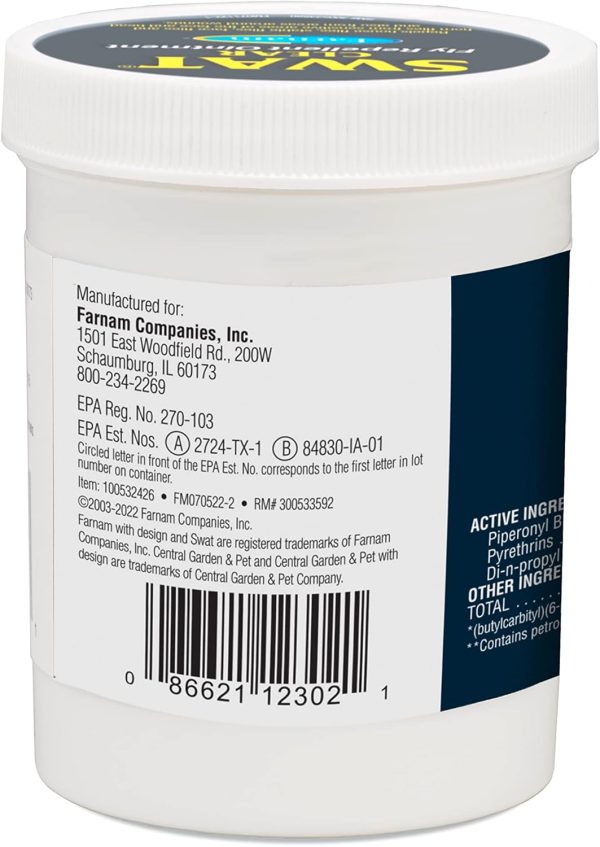 Farnam SWAT CLEAR Horse Fly Control for Horses, Ponies and Dogs, 7 ounce jar - Image 10