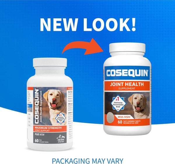 Nutramax Laboratories Cosequin Maximum Strength Joint Health Supplement for Dogs - With Glucosamine, Chondroitin, and MSM, 60 Chewable Tablets - Image 4