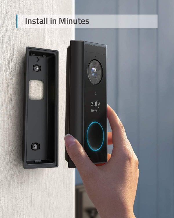 eufy Security, Video Doorbell S220 (Battery-Powered) Kit, Security Camera - 2K Resolution, 180-Day Battery Life, Encrypted Local Storage, No Monthly Fees, Built-in Storage, Motion Only Alert - Image 5