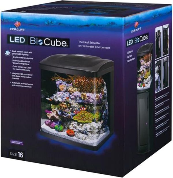 Coralife LED BioCube Aquarium Fish Tank Kit, 16 Gallon - Image 2