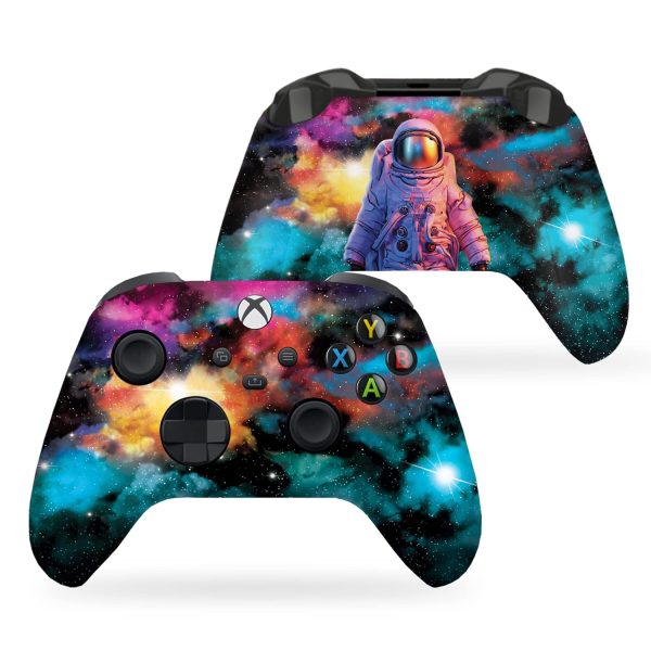 DreamController Galaxy Custom X-box Controller Wireless compatible with X-box One/X-box Series X/S Proudly Customized in USA with Permanent HYDRO-DIP Printing (NOT JUST A SKIN)