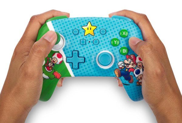 PowerA Enhanced Wireless Controller for Nintendo Switch - Super Star Friends, Nintendo Switch - OLED Model, Nintendo Switch Lite, Gamepad, game controller, Bluetooth controller - Image 2