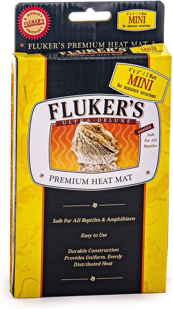 Fluker's Premium Heat Mat for All Reptiles and Amphibians, Mini 4"x5" - Image 2