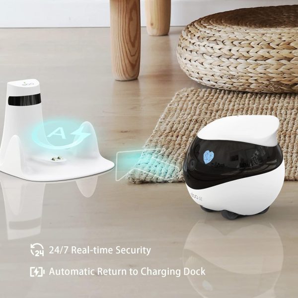 Enabot Home Security Camera with Self-Charging, Night Vision, Wireless Camera for Pet Elderly Baby, 16GB SD Storage APP Remote Control - Image 5