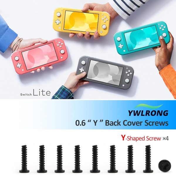 2 Pack Replacement for Nintendo Switch Lite Charging Port Switch Lite Dock Connector NS Lite HDH-001 USB Type C Charge Power Socket Port Console Accessories Repair Parts(With Screws and Tools) - Image 5