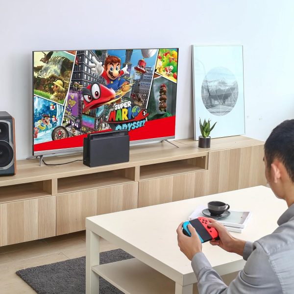 TV Dock Station Set for Nintendo,Switch TV Docking Station with 1080P HDMI and USB 3.0 Port for Nintendo Switch,Charging Dock Set for Switch Console - Image 7