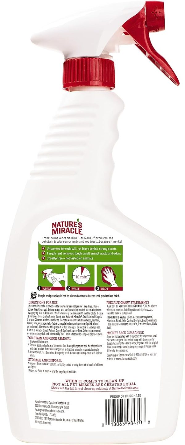 Nature's Miracle Small Animal Cage & Surface Cleaner - Image 2