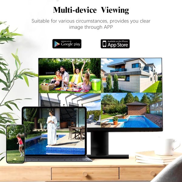 (Full HD 5MP Definition) Wired Security Camera System Outdoor Home Video Surveillance Cameras CCTV Camera Security System Outside Surveillance Video Equipment Indoor - Image 9