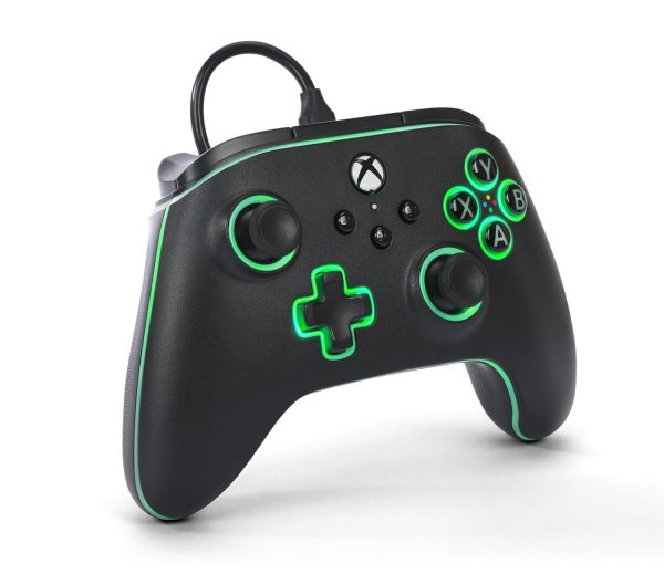 PowerA Advantage Wired Controller for Xbox Series X|S with Lumectra + RGB LED Strip - Black, gamepad, wired video game controller, gaming controller, works with Xbox One and Windows 10/11, Officially Licensed for Xbox - Image 3