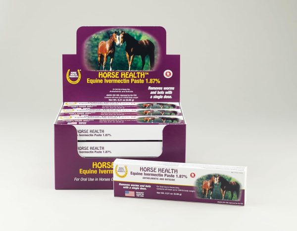 Horse Health (ivermectin paste) 1.87%, Equine Dewormer, up to 1,250 lbs 0.21 Ounces - Image 5