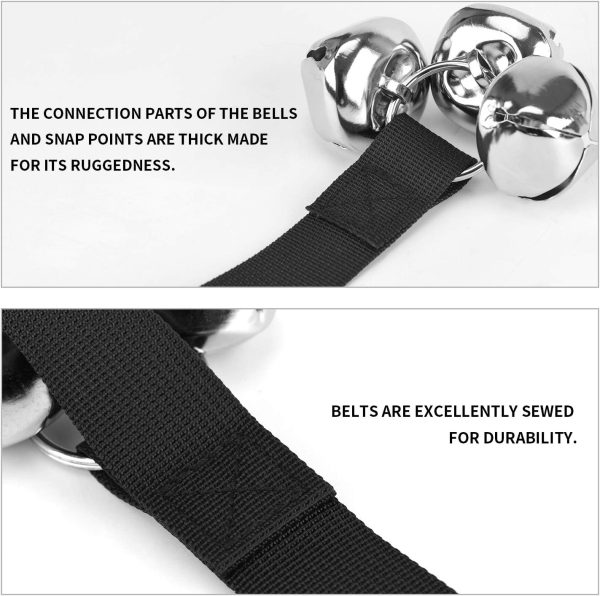 Upgraded Puppy Bells Dog Doorbells for Door Knob/Potty Training/Go Outside-Dog Bells for Puppies Dogs Doggy Doggie Pooch Pet Cat for Dog Lovers-Premium Quality-3 Snaps for Length Adjustment - Image 5