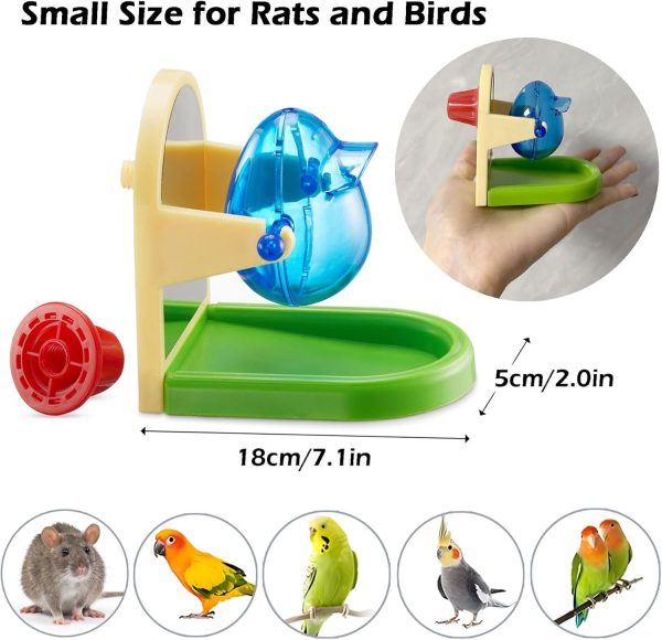 Rat Enrichment Toys, Interactive Foraging Toys For Rats, Intelligence Growth Rat Enrichment Puzzle Games, Treat Dispensing Slow Feeder for Rat Cage Toy, Bird Foraging Toy for Parakeet Conure (1Pcs) - Image 4