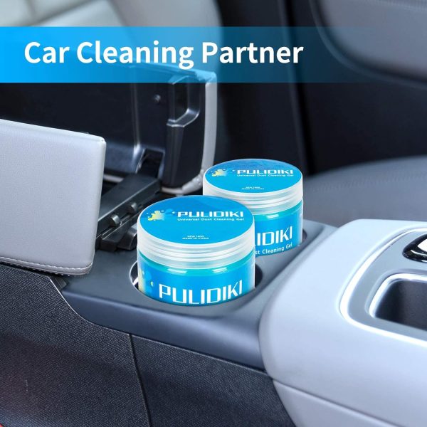 PULIDIKI Car Cleaning Gel Universal Detailing Kit Automotive Dust Car Crevice Cleaner Slime Auto Air Vent Interior Detail Removal for Car Putty Cleaning Keyboard Cleaner Car Accessories Blue - Image 7