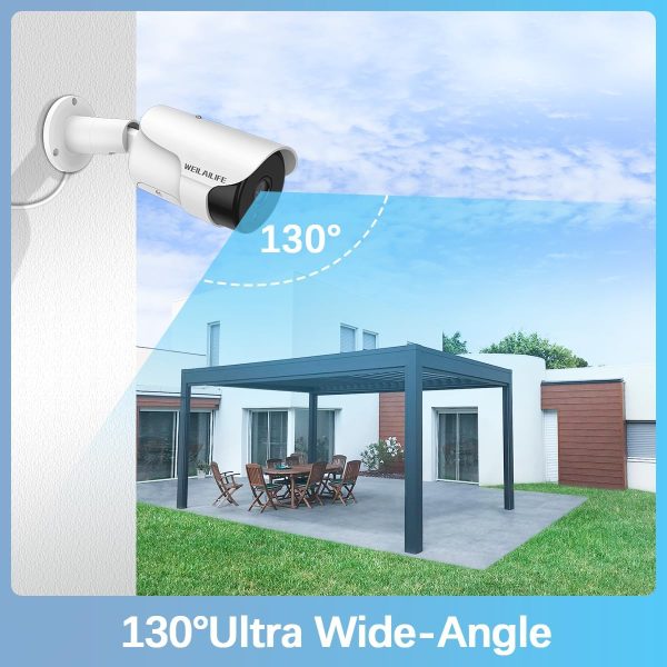 【90ft Super Night Vision】 Wired Security Camera System, Video Camera System for Home Security, Home Security & Surveillance Systems, Video Surveillance System