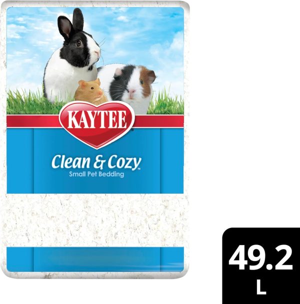 Kaytee Clean & Cozy White Paper Bedding, Made for Small Animals, 49.2 Liters - Image 9