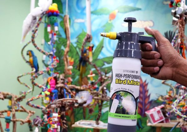 EXTREMEMIST High-Performance Bird Sprayer | Ultrafine Avian Pump Mister | Handheld Pet Bird Bath Mister | Adjustable Nozzle | Bird Cage Cleaner | Perfect for Macaws, Cockatiels, Parrots & More - 20oz - Image 6