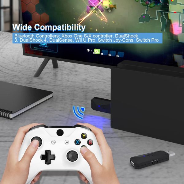 Controller Adapter Converter Compatible with PS5/PS4/PS3/Switch/PC,Makes PS-5/PS-4/Xbox/Switch Joy Con Controllers Compatible with Your Switch/PS5/PS4 Console - Image 6