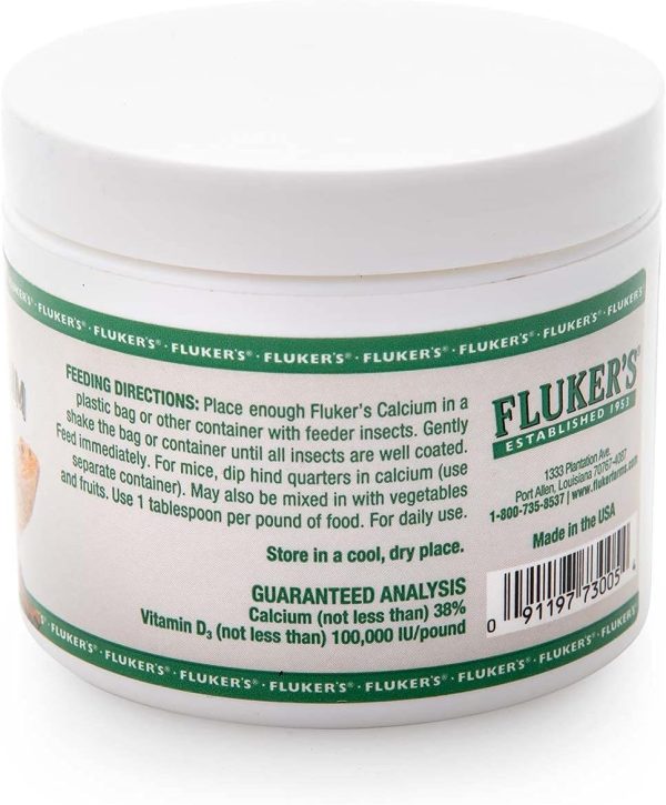 Fluker's Calcium Reptile Supplement with added Vitamin D3, 4 oz. - Image 3