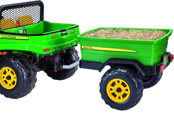 Peg Perego John Deere Adventure Trailer, Green - Image 2