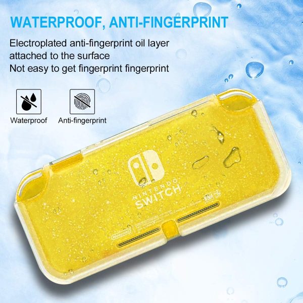 Protective Case, Liquid Crystal Glitter Bling Soft TPU Cover with Shock-Absorption and Anti-Scratch Protective Case-for Nintendo Switch Lite 2019 - Image 4