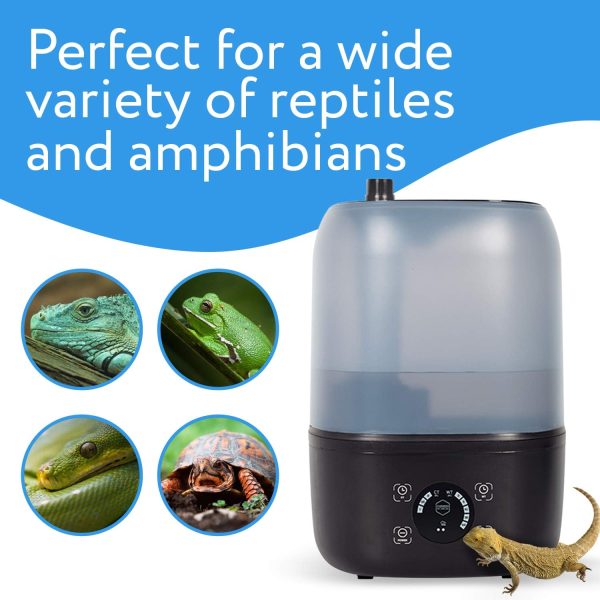 Evergreen Pet Supplies Reptile Humidifier/Fogger - 4L Tank - NEW Digital Timer - Add Water From Top! For Reptiles/Amphibians/Herps - Compatible with All Terrariums and Enclosures - Image 5