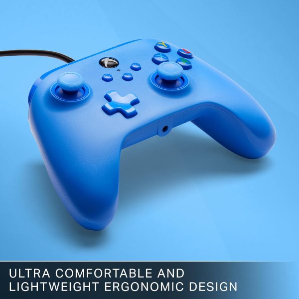 PowerA Wired Controller for Xbox Series X|S - Blue, gamepad, video game/gaming controller, works with Xbox One, Officially Licensed - Image 7