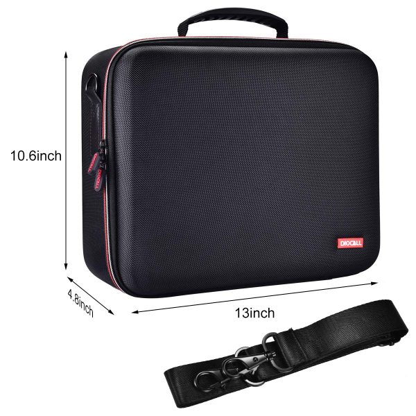 Diocall Deluxe Carrying Case Compatible with Nintendo Switch and Switch OLED 2021, Travel Bag Fit Switch Pro Controller - Image 4