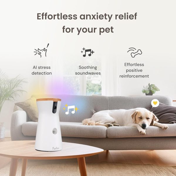 Furbo 360° Dog Camera + Nanny Bundle: Home Security & Dog Safety Alerts, Rotating Pet Treat Dispenser Camera with Speaker, Smart Home Indoor Cam w Phone App (Additional Subscription Required at Setup) - Image 7