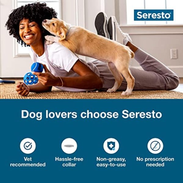 Seresto Small Dog Vet-Recommended Flea & Tick Treatment & Prevention Collar for Dogs Under 18 lbs. | 8 Months Protection - Image 3