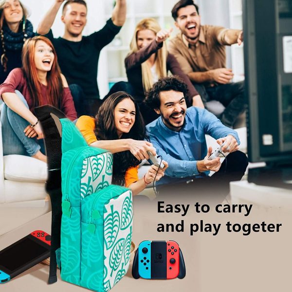 Travel bag for Nintendo Switch, Carrying Case for Nintendo Switch with Large Capacity, IP65 Waterproof for Nintendo Switch, Console, Dock, Joy-con Grip & Accessories (Turquoise Series) - Image 6