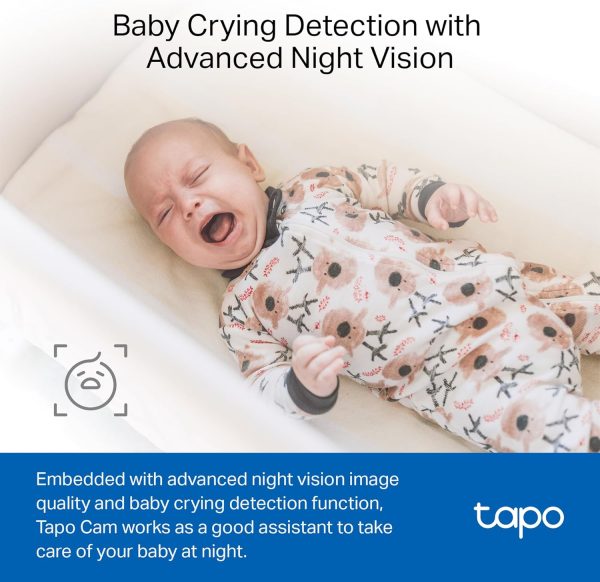 Tapo by TP-Link 1080P Indoor Security Camera for Baby Monitor, Pet Camera w/Motion Detection, 2-Way Audio Siren, Night Vision, Cloud & SD Card Storage, Works w/Alexa & Google Home, C100(4-Pack) - Image 5