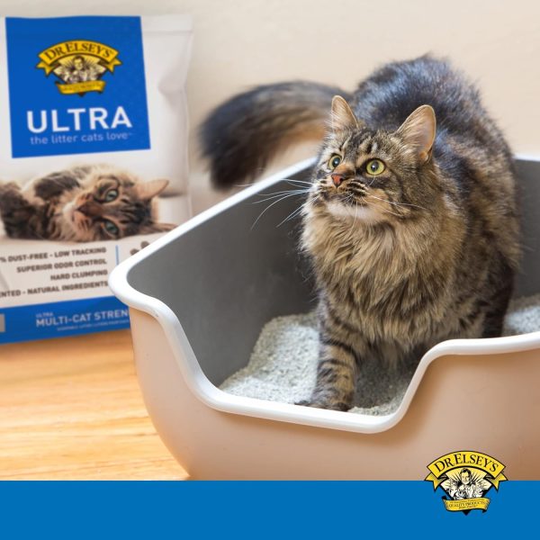 Dr. Elsey's Cat Litter - Premium Unscented Cat Litter w/ Natural Ingredients - Low Dust Superior Odor Control Cat Litter - Hard Clumping Moisture Absorbing Clay Multi Cat Litter (For All Cats - 40lbs) - Image 5