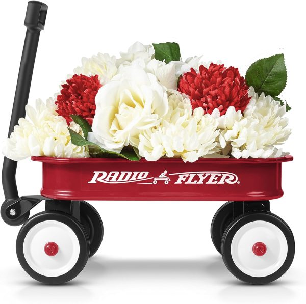 Radio Flyer Kids 12.5 Inch Little Red Toy Wagon, Small Toy Decor Wagon - Image 8